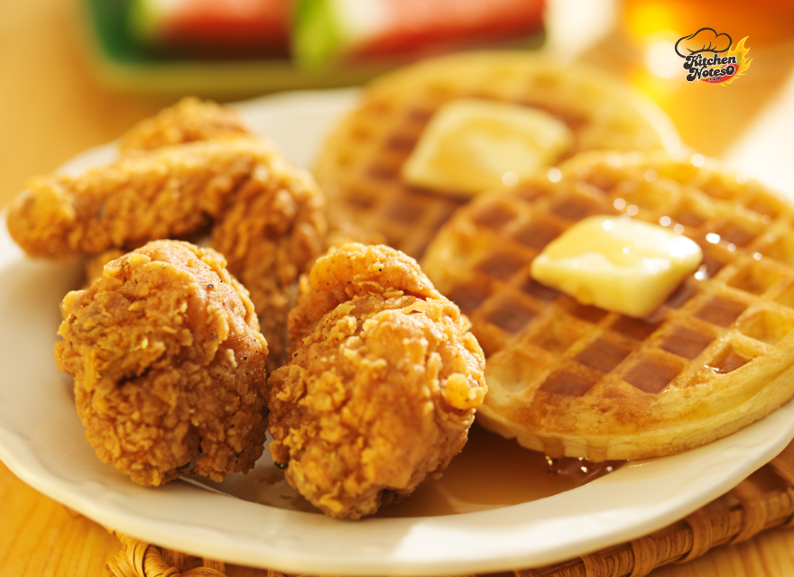 Chicken and waffles